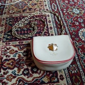 Kate Spade white leather bag